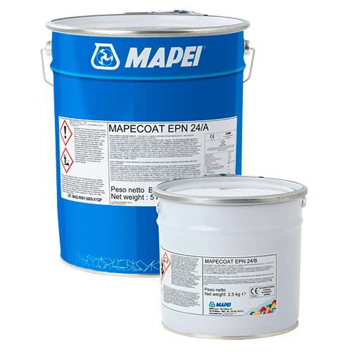 Краска для защиты бетона Mapei Mapecoat Epn 24 /A Ral 7035 5кг