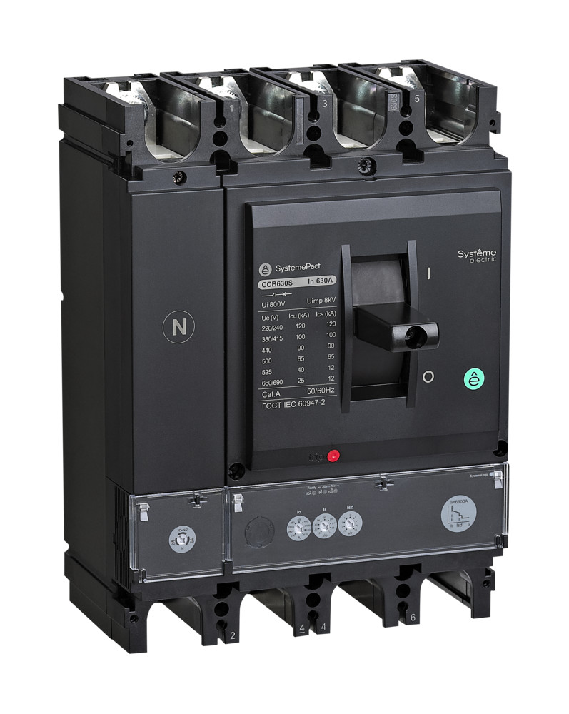 Systeme Electric SystemePact СCB Автоматический выключатель 400 100KA 4P4D S2.3 250A