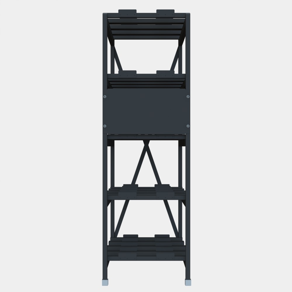 Systeme Electric Стеллаж 5 полочный 4 ряда 478х769х1495