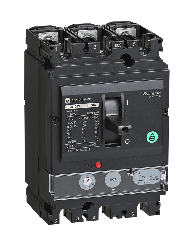 Systeme Electric SystemePact СCB Автоматический выключатель 100 36KA 3P3D TMD16 рычаг