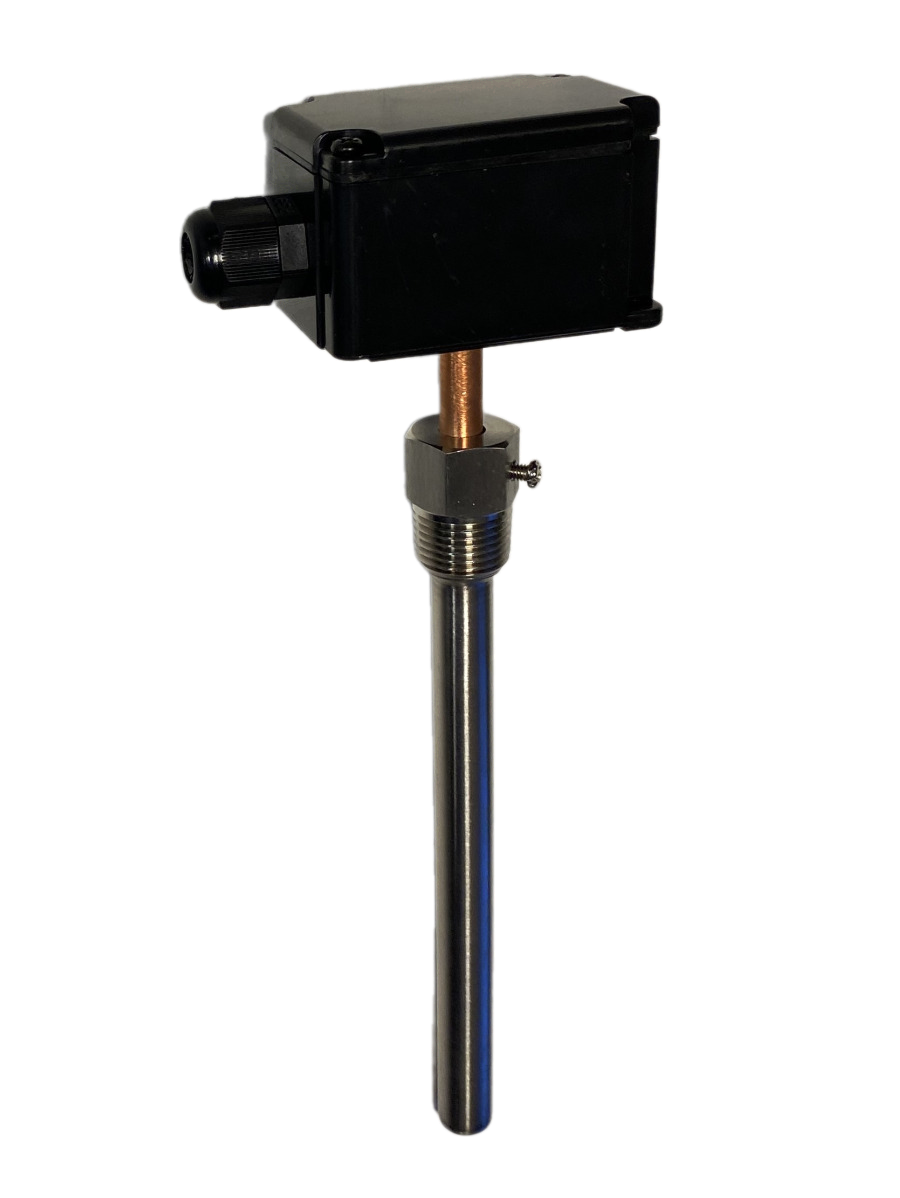 Systeme Electric Датчик температуры погружной, -50…+150°С 0…10В 200мм =15…35В с гильзой 150мм