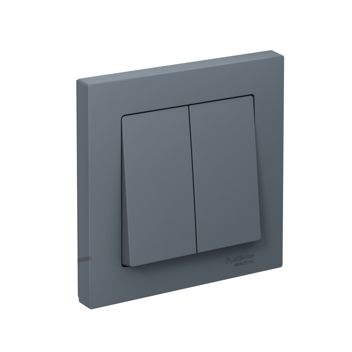 Systeme Electric AtlasDesign Грифель Выключатель 2-клавишный, сх.5, 10АХ, в сборе, быстрозажим. клем.