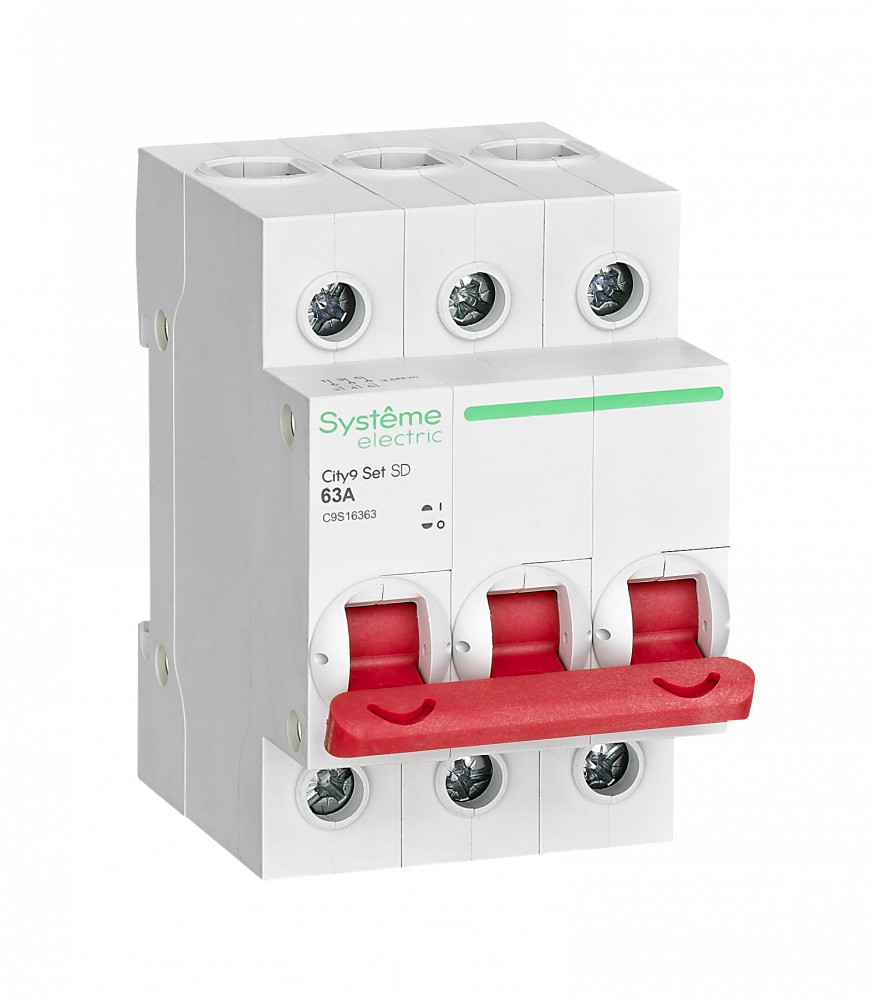 Systeme Electric City9 Set Выключатель нагрузки (ВН) 3P 63А 400В