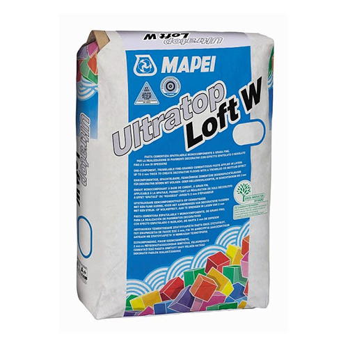 Цементное покрытие Mapei Ultratop Loft W Natural 20кг