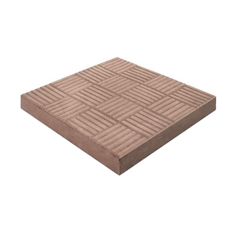 Плитка тротуарная Шахматы, 300х300х30мм коричневые