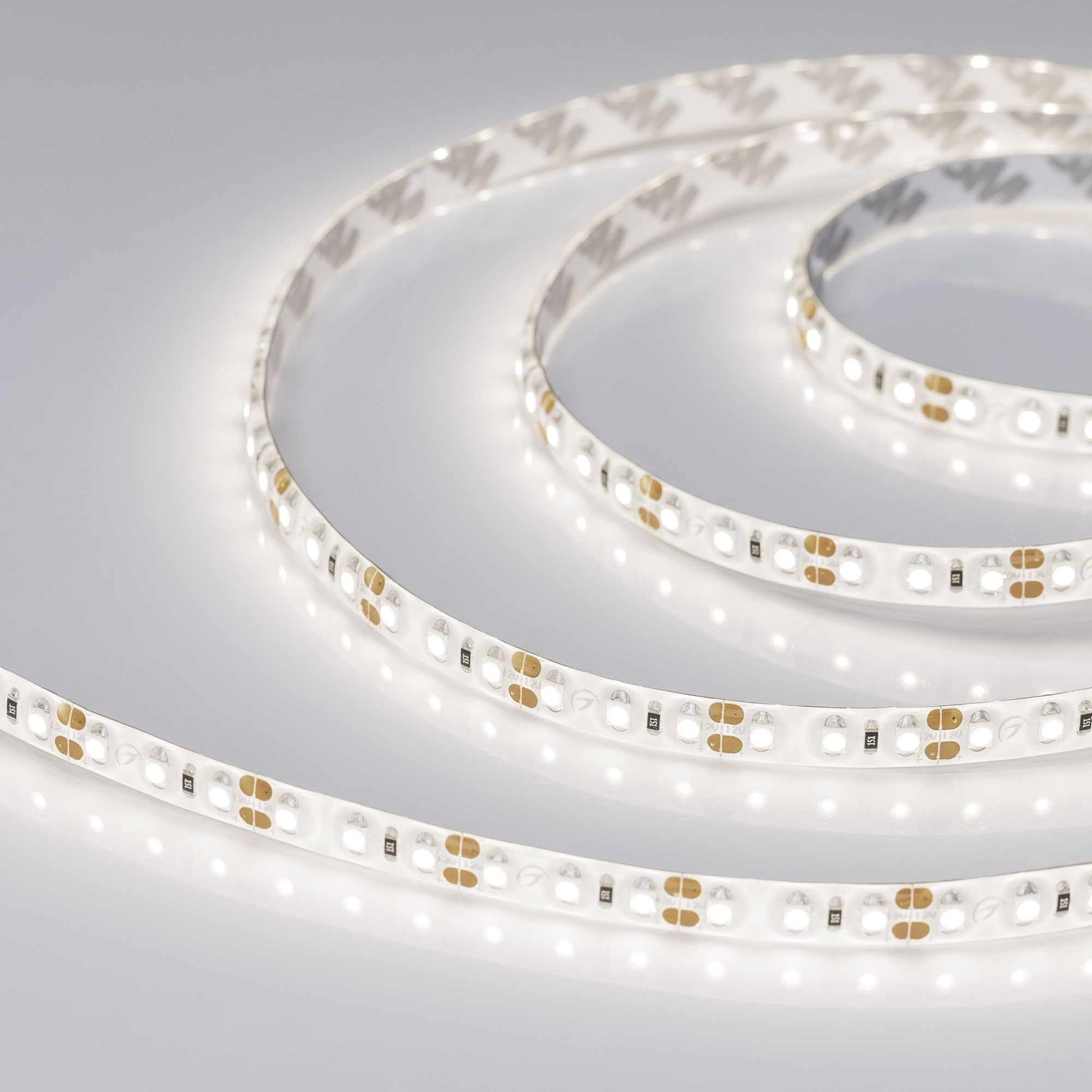 Arlight Лента герметичная RTW-SE-A120-8mm 12V Day4000 (9.6 W/m, IP65, 2835, 5m) (-)