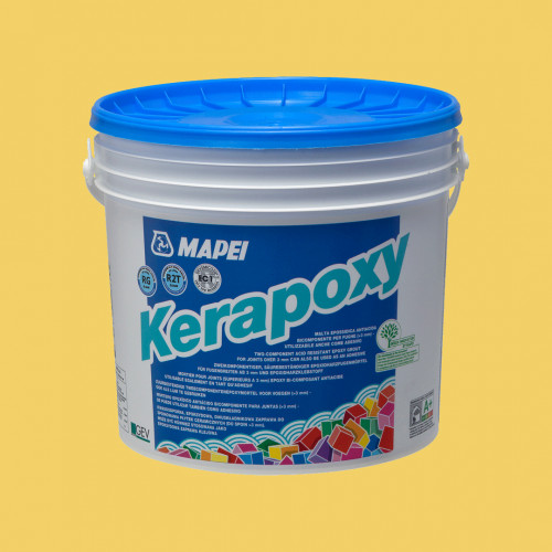 Эпоксидная затирка для плитки Mapei Kerapoxy №150 Желтый 10 кг