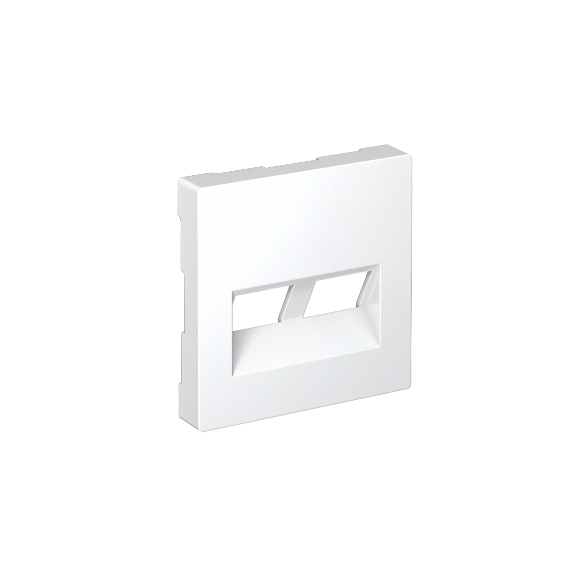 Systeme Electric AtlasDesign Лотос Накладка двойная для информационных функций типа Keystone
