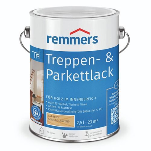 Лак для дерева Remmers Treppen-&Parkettlack Sg Farbl.(5л)