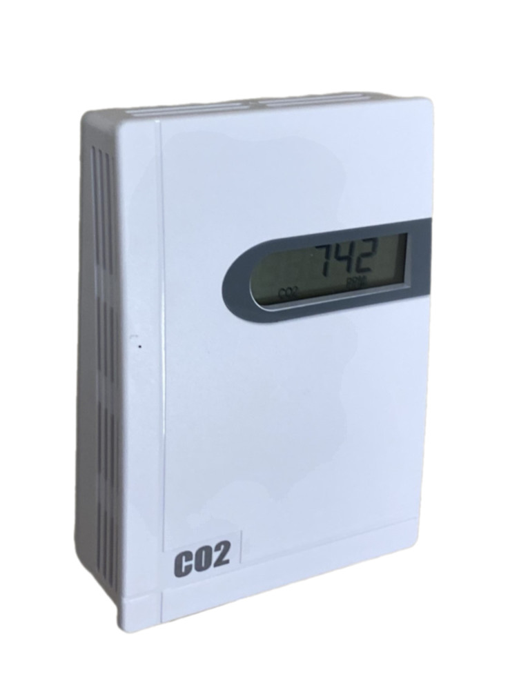 Systeme Electric Датчик CO₂ комнатный, 0…10В ЖКЭ ~/=18…30В