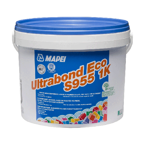 Клей для паркета Mapei Ultrabond Eco S955 1K Sld, 15кг