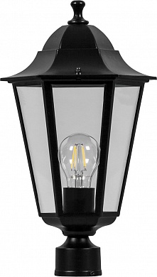 Feron Светильник садово-парковый, 60W 230V E27 черный, 6103/PL6103 (на столб)