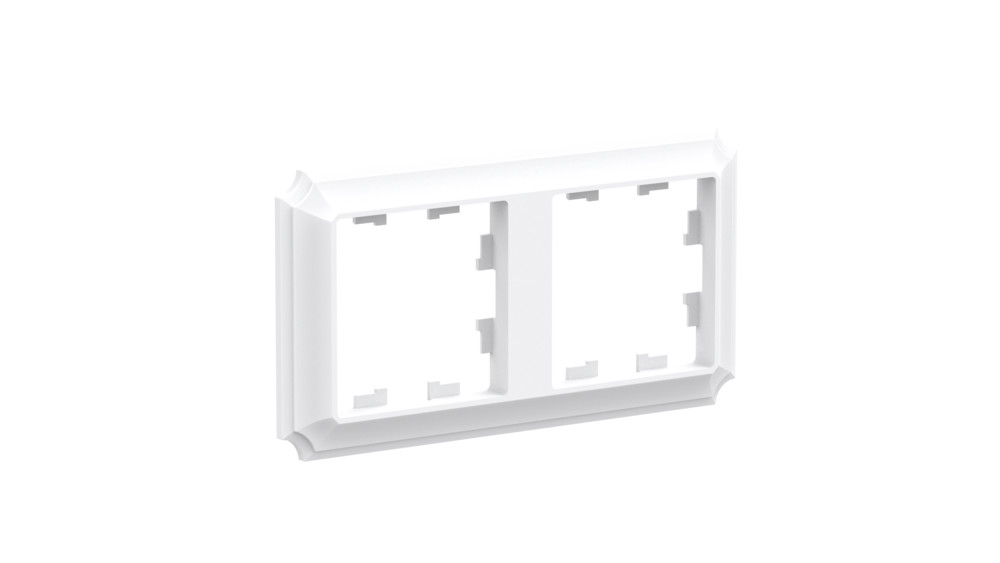 Systeme Electric AtlasDesign Antique Лотос Рамка 2-ая, универсальная