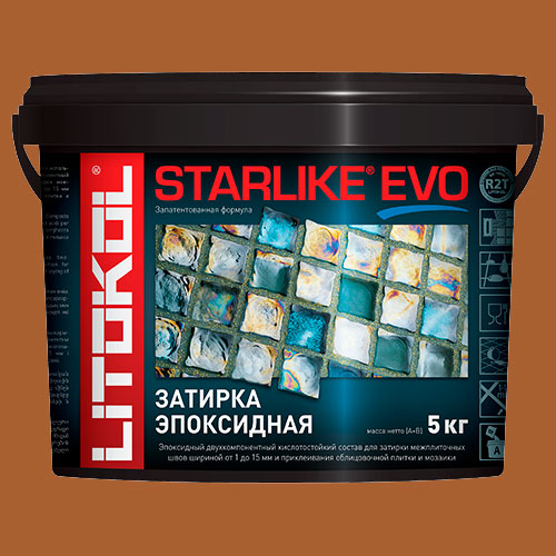 Эпоксидная затирка для плитки Litokol Starlike Evo S.209 P.Assisi, 5 кг