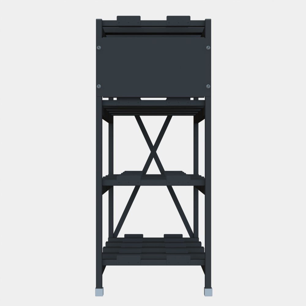 Systeme Electric Стеллаж 4 полочный 4 ряда 478х769х1160