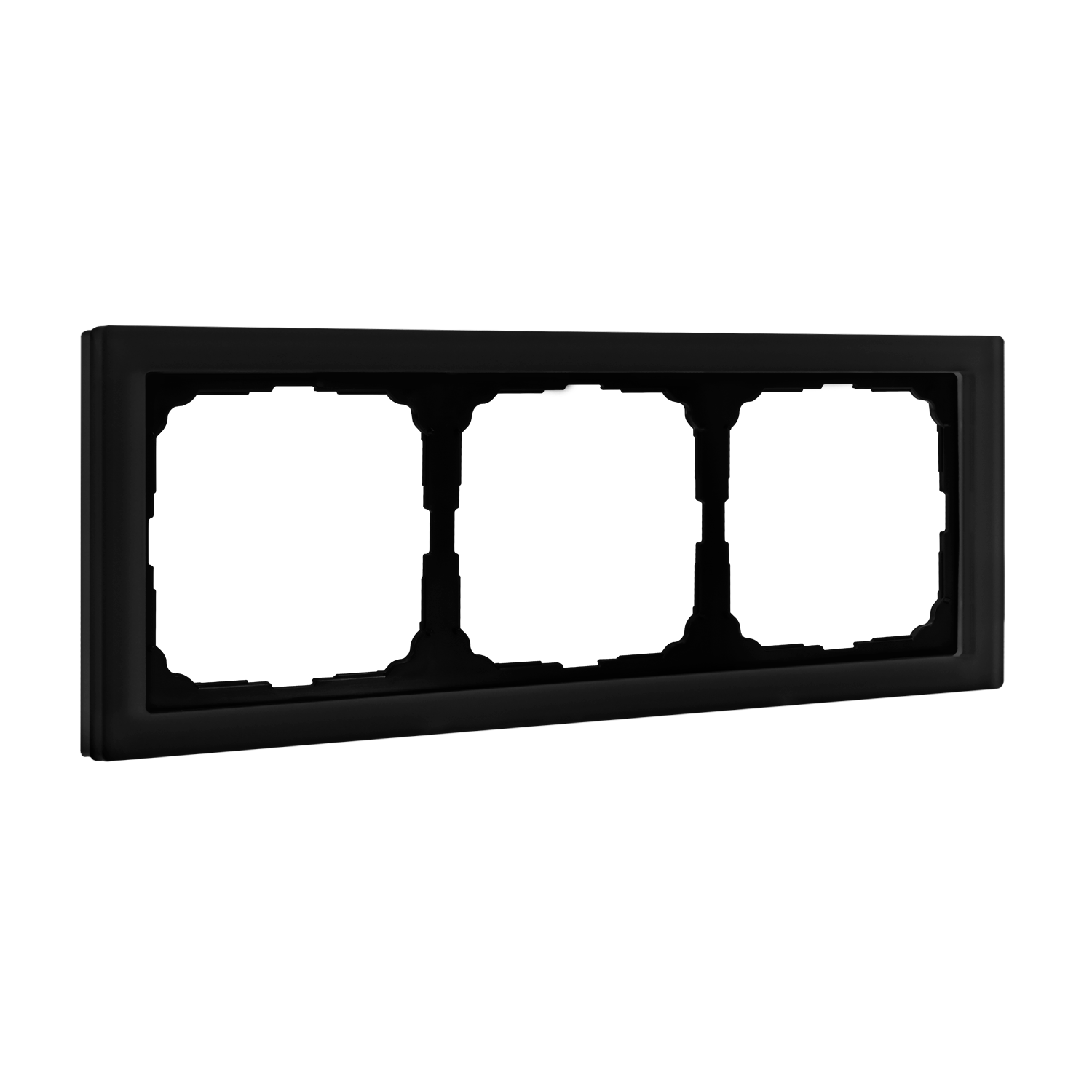 Systeme Electric ArtGallery Pure Матовое органическое стекло Черный Рамка 3-ая