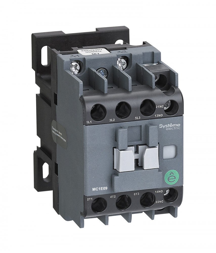 Systeme Electric SystemePact MC   Контактор MC1E 3P 9A НО+НЗ 24V 50/60ГЦ