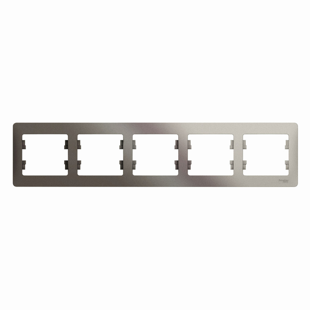 Systeme Electric Glossa Платина Рамка 5-ая, горизонтальная