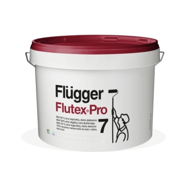 FLUGGER FLUTEX PRO 5 база1 9,1л Краска на акриловой основе для внутренних работ