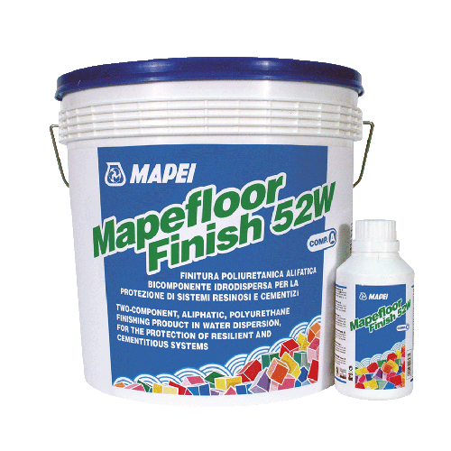 Краска полиуретановая Mapei Mapefloor Finish 52W (комп. А) 4,7кг