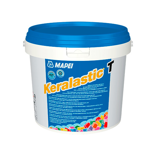 Клей для плитки Mapei Keralastic T (2K полиуретановый) серый 10кг