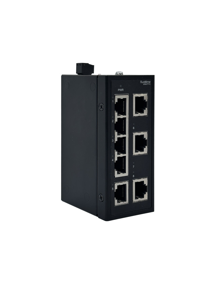 Systeme Electric Неуправляемый промышленный коммутатор Ethernet, 8x10/100/1000BaseT