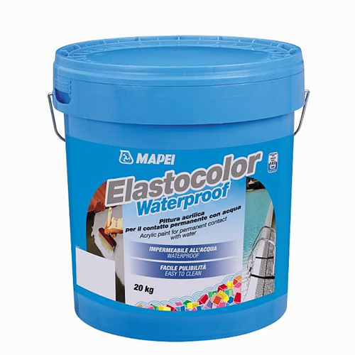 Краска для защиты бетона Mapei Elastocolor Waterproof Base T, 20 кг