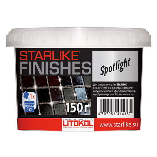 Декоративная добавка для затирки Litokol Starlike Finishes Spotlight, ведро 150 г