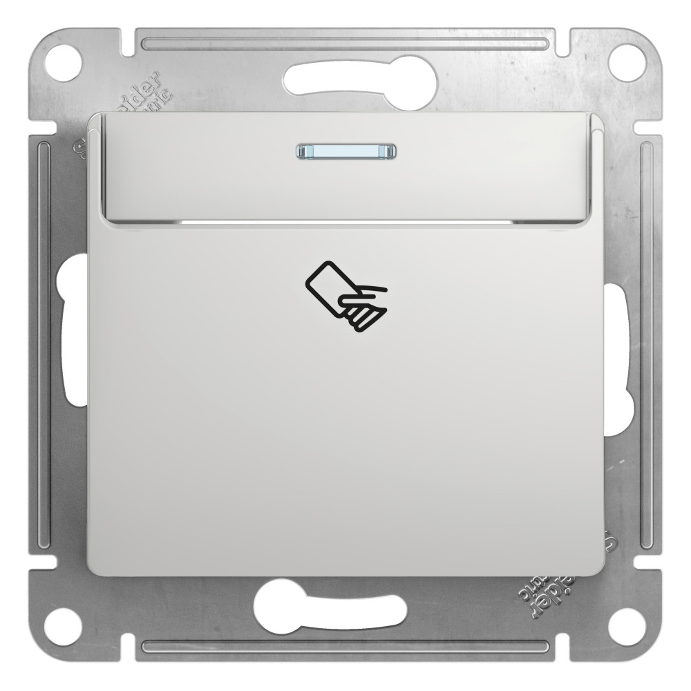 Systeme Electric Glossa Алюминий Выключатель карточный, сх.6