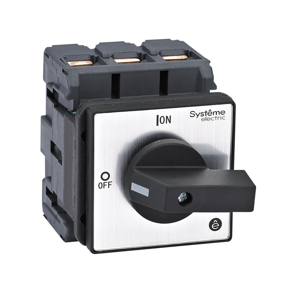 Systeme Electric SystemePact MSD  Выключатель-разъединитель 3P 80A IP20 с чёрной рукояткой на дверцу 4 винтами