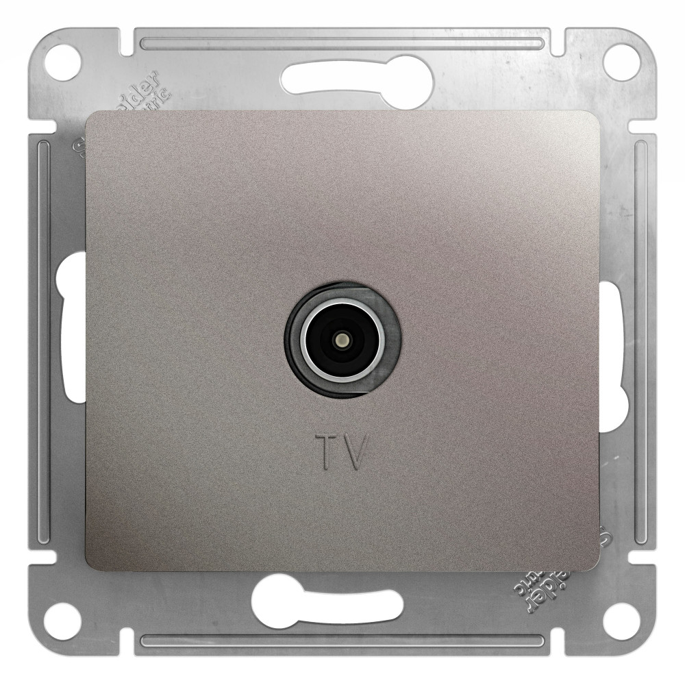 Systeme Electric Glossa Платина Розетка TV коннектор