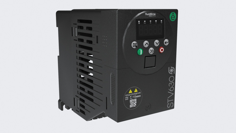 Systeme Electric Преобразователь частоты STV630 0,4 кВт 220В ЭМС С3 + LED панель оператора