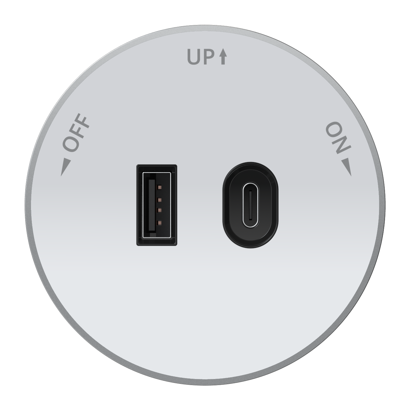 Systeme Electric MultiTrack Розетка 2хUSB (тип А+С) 18Вт, 5В/3А Белый