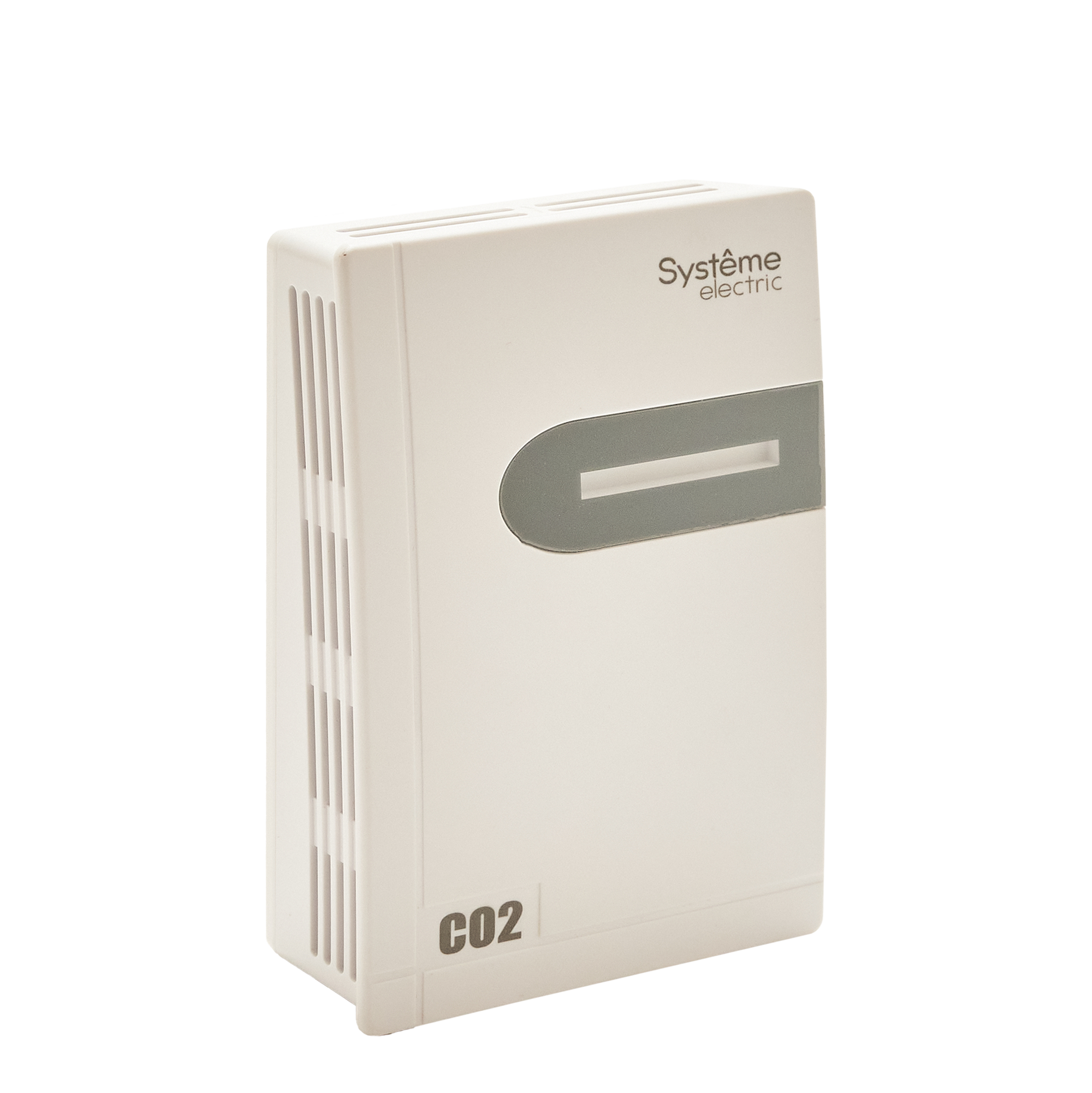 Systeme Electric Датчик CO₂ комнатный, 0…10В/4…20мА(3-пров) цв.индикатор ~18…30В/=18…30В