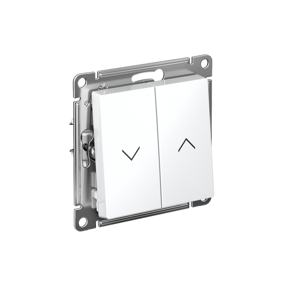 Systeme Electric AtlasDesign Белый Выключатель 2-клавишный жалюзи, 10А, механизм