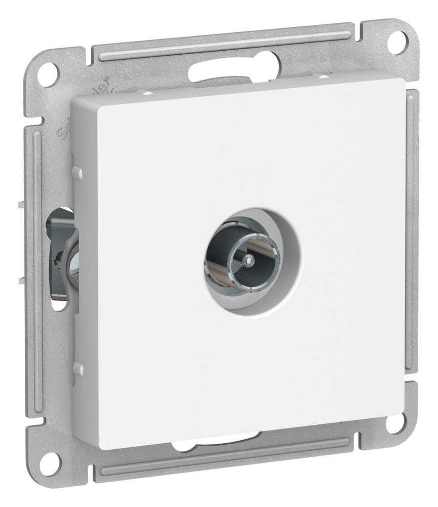 Systeme Electric AtlasDesign Лотос Розетка TV проходная 4DB, механизм