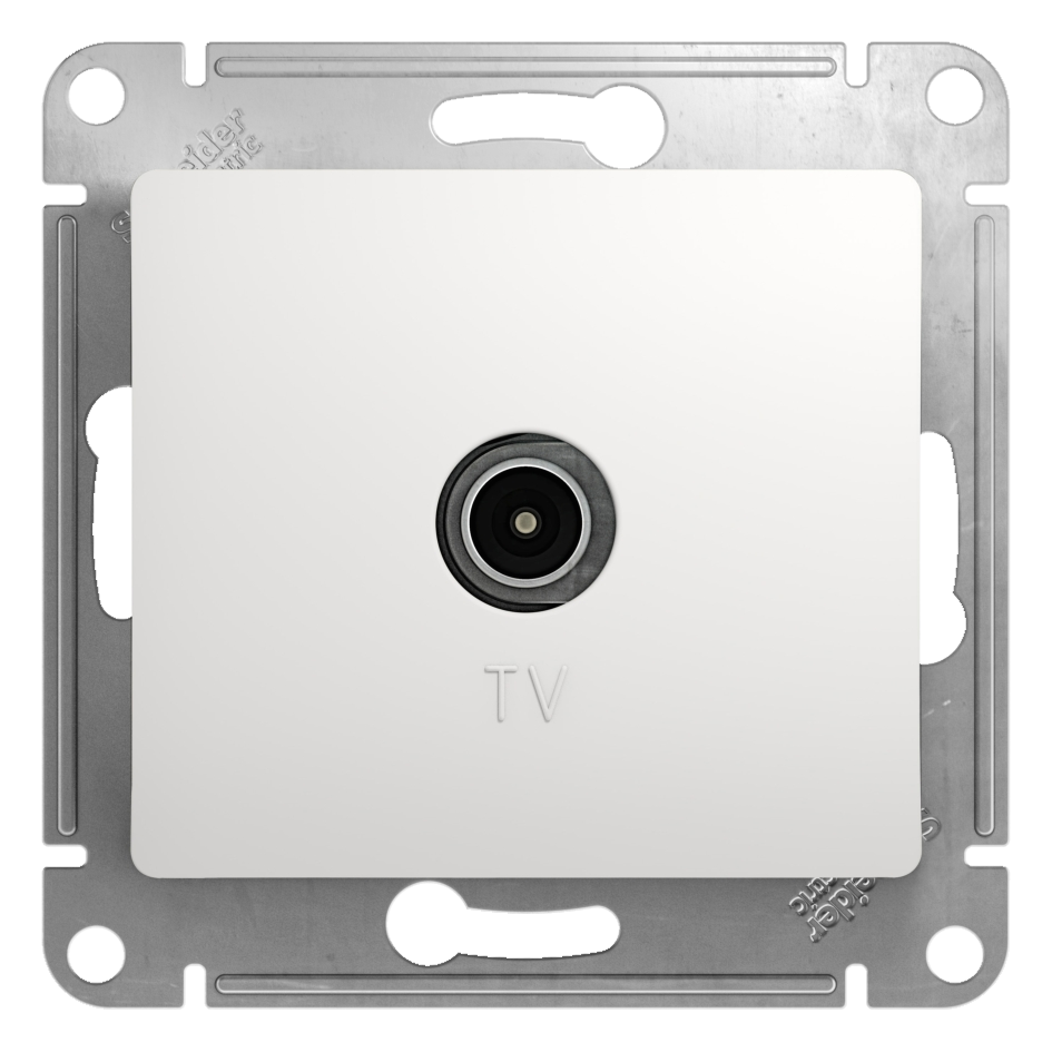 Systeme Electric Glossa Бел Розетка TV оконечная 1DB