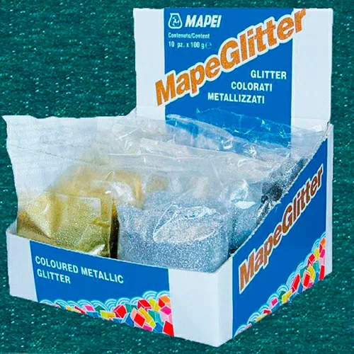 Блестки для затирки Mapei Mapeglitter №219 Medium blue (бирюза) 0,1кг