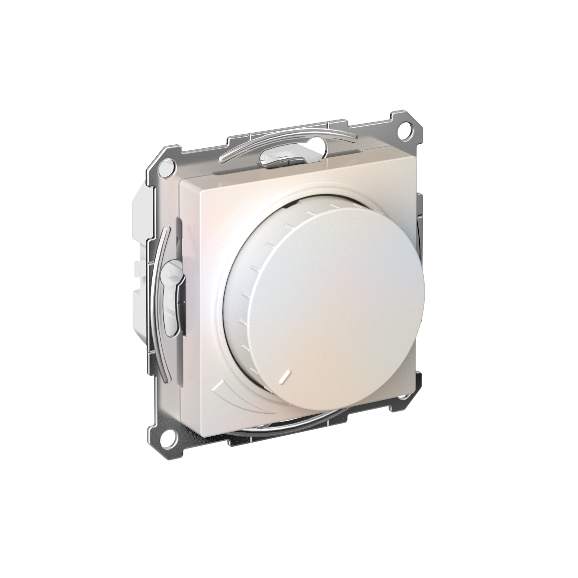 Systeme Electric AtlasDesign Жемчуг Светорегулятор (диммер) повор-нажим, LED, RC, 400Вт, мех.