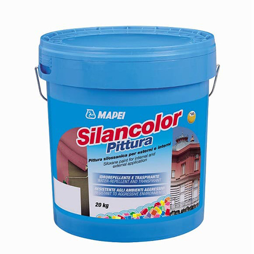 Краска фасадная Mapei Silancolor Paint Base P, 20кг.