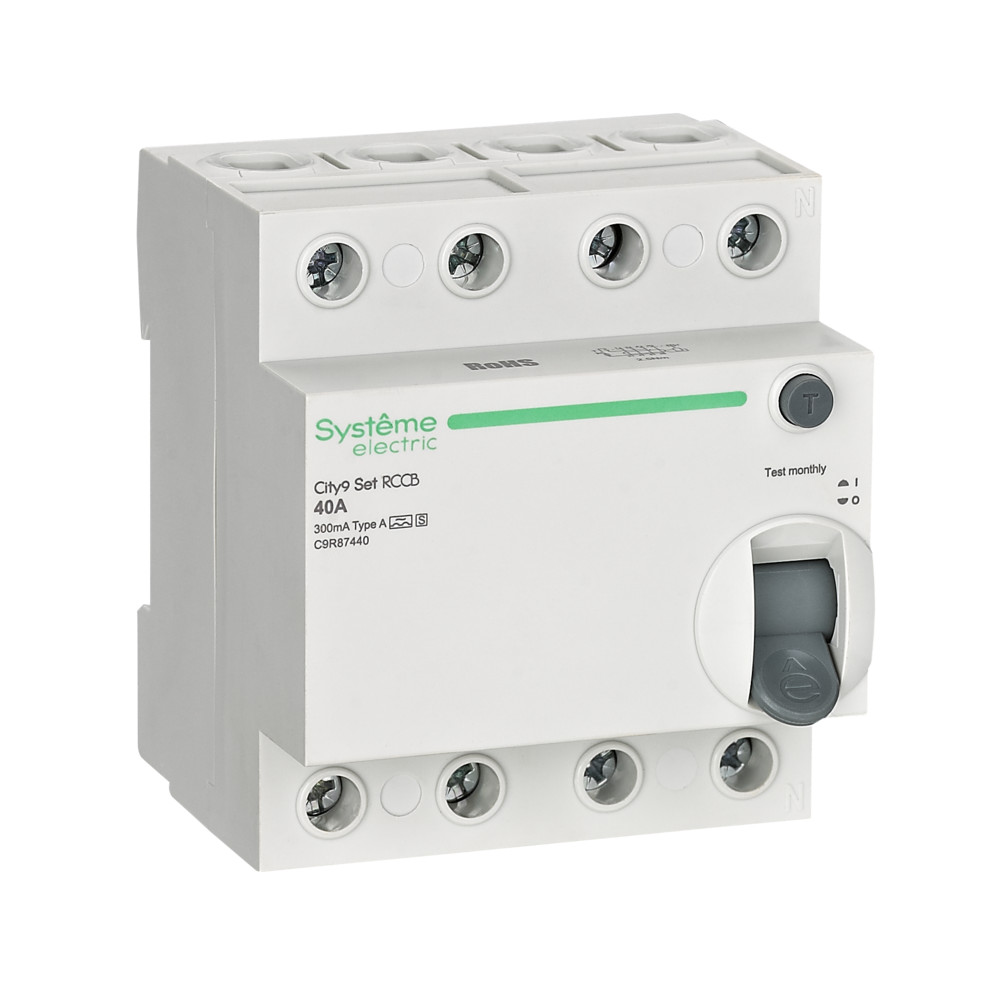 Systeme Electric City9 Set ВДТ 40А 4P 300мА A-S 400В