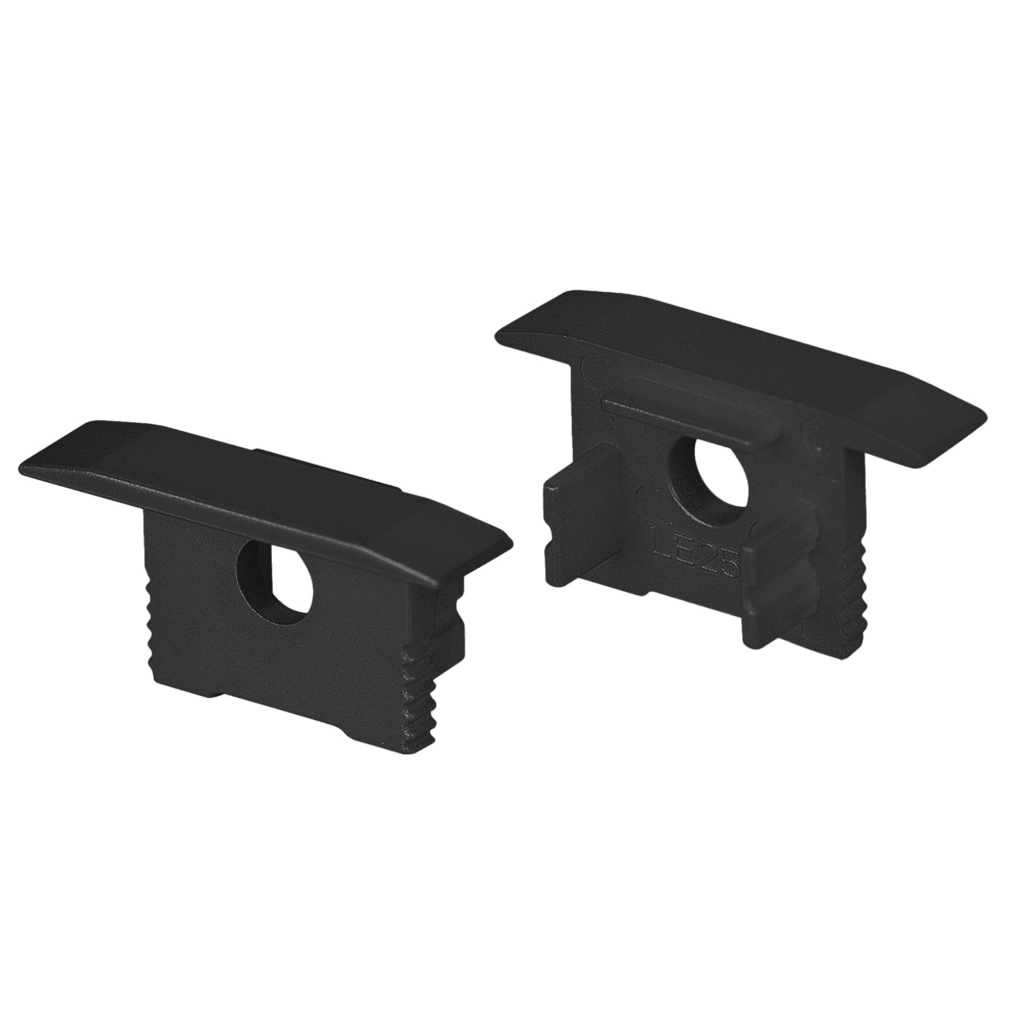 Arlight Заглушка SL-SLIM-H13M-F25 BLACK с отверстием (Пластик)