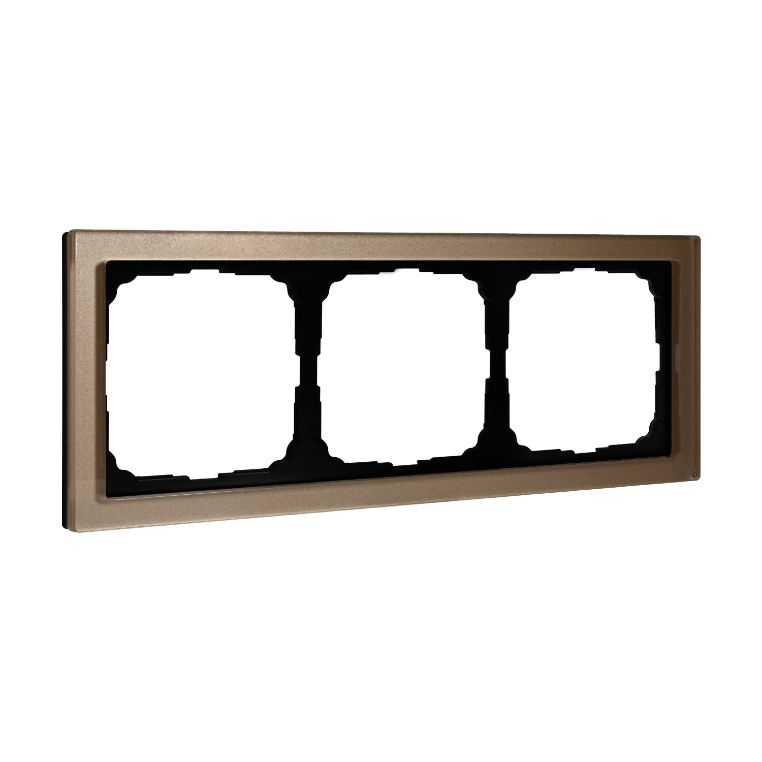 Systeme Electric ArtGallery Pure Органическое стекло Шампань Рамка 3-ая