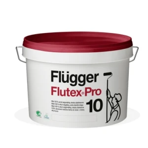 FLUGGER FLUTEX PRO 10 база1 9,1л Краска на акриловой основе для внутренних работ