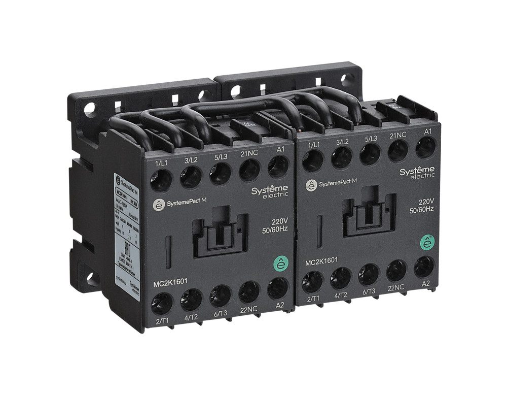 Systeme Electric SystemePact MCP  Реверсивный контактор MC2K 16A 1НО AC230V 50/60Hz