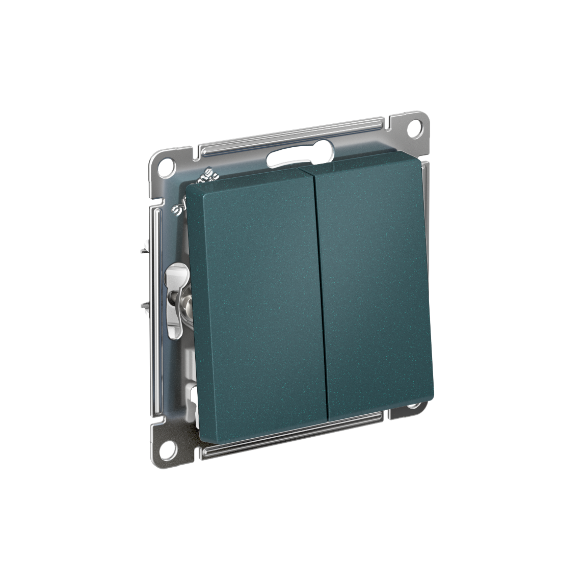 Systeme Electric AtlasDesign Изумруд Выключатель 2-клавишный с самовозвратом, сх.2, 10А, механизм