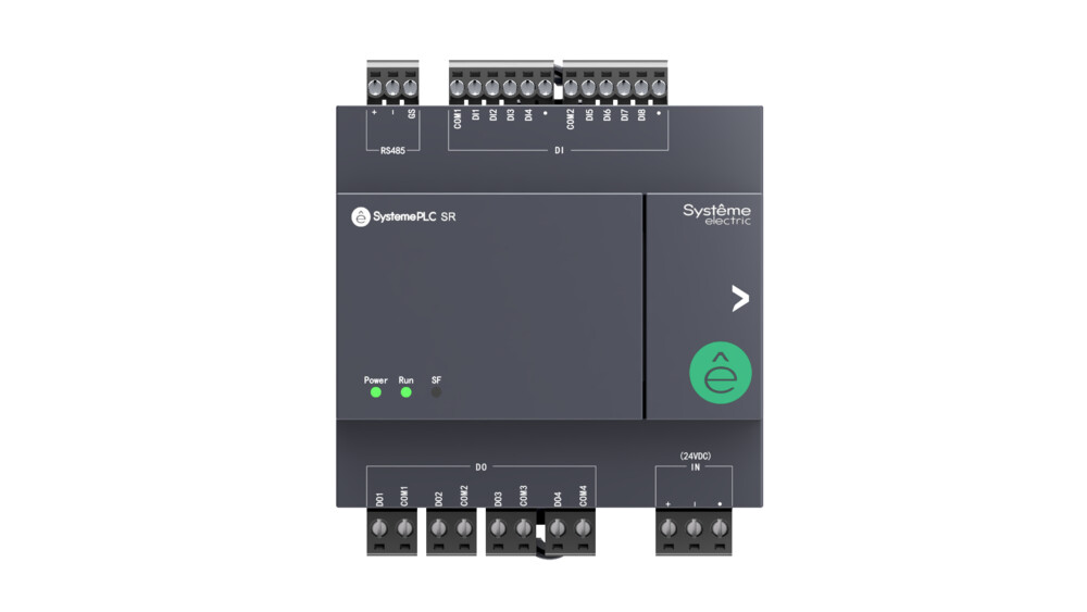 Systeme Electric Интеллектуальное реле SR1; 24 VDC; 12 IO: 8 DI, 4 DO (реле); 1xRS485