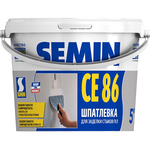 Шпатлевка Semin Ce 86 (ведро), 15кг