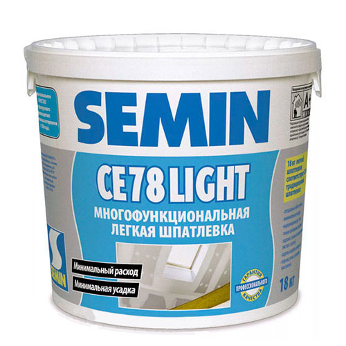 Шпатлевка Semin Ce 78 Light, 18кг