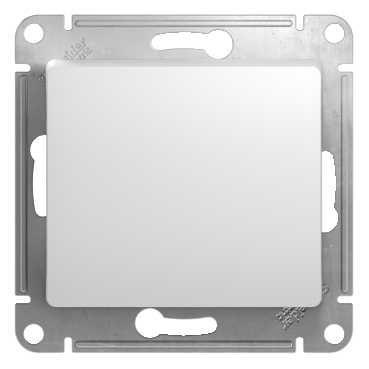 Systeme Electric Glossa Бел Выключатель 1-клавишный, сх.1, 10АХ